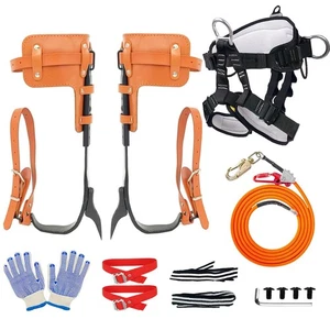 Tree Climbing Spikes Set, Tree Climbing Gear with Professional Accessories an... - Picture 1 of 9
