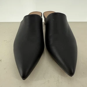 Franco Sarto Viola-3 Low Heel Pointed Toe Slide Classic Shoe Mule Black Size 5.5 - Picture 1 of 7