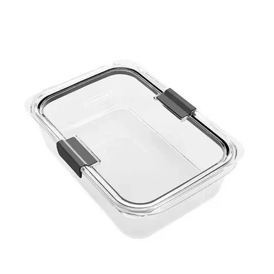 Contenedor de almacenamiento de alimentos Rubbermaid Brilliance tamaño 9,6 taza / 2,3 L * @ 10x7" * Nuevo Foto 1 de 3
