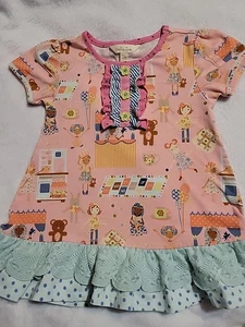 Matilda Jane Make Believe Puppet Show Top Girls Size 4 - Picture 1 of 10