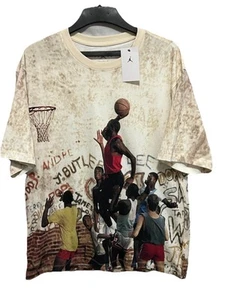 Nike Air Jordan 85 Retro Vintage Style Men's XL Graphic T-Shirt Sail HJ2362-133 - Picture 1 of 13