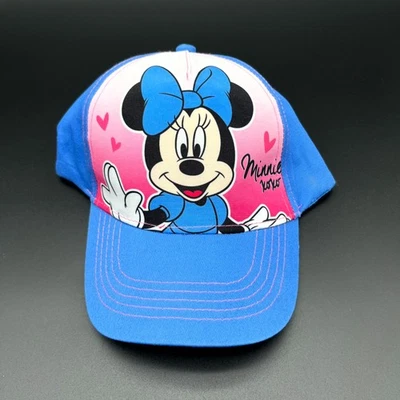 Disney Minnie Mouse Sombrero Niñas Azul Gorra de Béisbol Correa Ajustable Exterior Foto 1 de 4