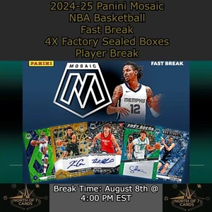 Muggsy Bogues 2024-25 Panini Mosaic NBA FAST BREAK 4X Box Player BREAK #2 - Picture 1 of 6