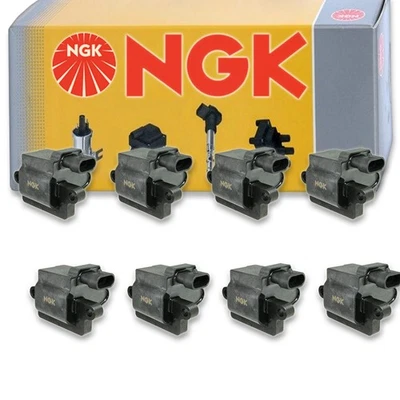 8 pcs NGK Ignition Coil for 2000-2006 Chevrolet Suburban 1500 6.0L 5.3L V8 - tc - Image 1 of 4