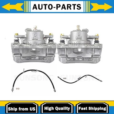 Juego de pinzas de freno con mangueras lado conductor pasajero para Toyota RAV4 2,5 L_ Foto 1 de 4