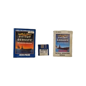 Silent Service Submarine Simulation Commodore Amiga Game by MicroProse - Picture 1 of 12