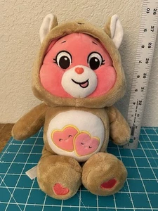Care Bears Hoodie Friends Love A Lot Squirrel Plush 13" Stuffed Animal - Picture 1 of 11