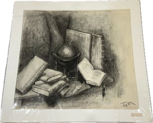 Libri antichi da disegno firmati C/1/2/16 di Jephta - Foto 1 di 4