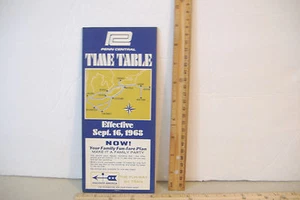 PENN CENTRAL RAILROAD~TIME TABLE~EFFECTIVE SEPT. 16, 1968 - Picture 1 of 12