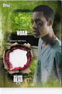 2016 Topps Walking Dead Season 5 Relic Noah Shirt #14/25 Mold 