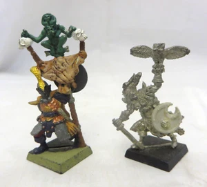 Warhammer Fantasy Dogs of War Dunkelelfen Mengil Manhide Manflayers METALL OOP Dow - Bild 1 von 2
