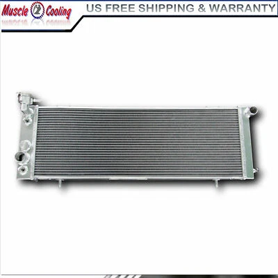 Radiador de aluminio de 3 filas para Jeep Cherokee XJ 91-92 Comanche 91-01 2,5 L4 4,0 L6 Foto 1 de 4