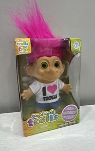 Good Luck Trolls 65th Anniversary "I Heart Troll" Trolls Retro 6" Tall NRFB 2024 - Picture 1 of 13