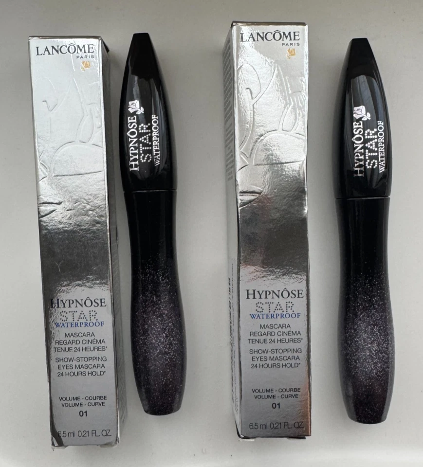 2  x Lancome Hypnose Star Waterproof  Mascara  Black - # 01 Midnight Noir - Image 1 of 4