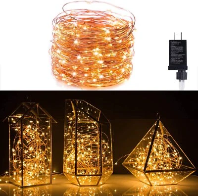 Fairy Lights Plug in 100/200 led Waterproof String Lights for Wedding  Christmas - Image 1 of 4