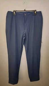 Pantalone Mack Weldon Uomo XL Blu Performance Tech Golf Elasticizzato Asciugatura Rapida Conico - Foto 1 di 4