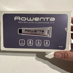 Kit de limpieza de suela de plancha Rowenta — Platino, láser, precisión, Airglide — Nuevo - Imagen 1 de 3