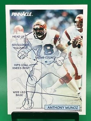 1991 Pinnacle #357 Anthony Munoz Cincinnati Bengals - Image 1 of 2