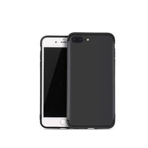 iPhone Case Compatible for iPhone SE 2022 Black Silicone Case iPhone 8 iPhone 7 - Picture 1 of 3
