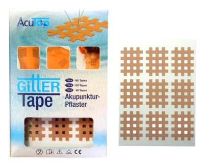 ORIGINAL ACUTOP CROSS-GITTER-AKUPUNKTUR-TAPE - in 3 verschiedenen Groessen