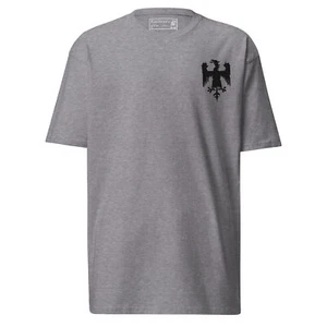 Gothic embroidered premium heavyweight tee - Picture 1 of 13
