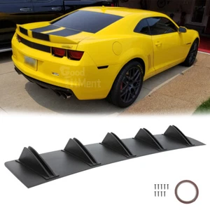 Difusor de labios de parachoques trasero divisor de alerón de 5 aletas para Chevrolet Camaro RS SS LS ZL - Imagen 1 de 14