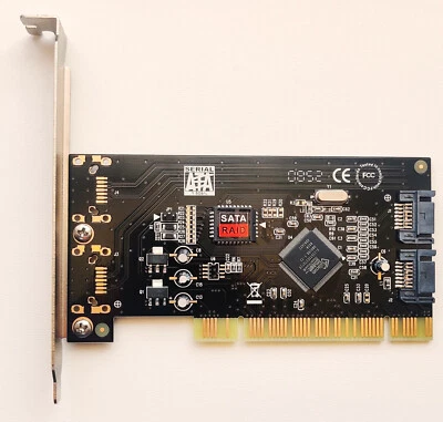 Clone 2 Port SATA II Raid Controller PCI Card FG-SA3512-2IR-A4-01-BC01 - Image 1 of 3