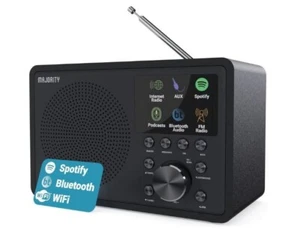 Majority Touro Internetradio mit WiFi und AM/FM DSP Lautsprecher schwarz - Bild 1 von 12