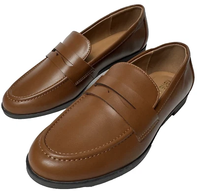 Kensie Gitty Womens Size 8.5 Cognac Shoe Penny Loafer Brown Slip-on - Image 1 of 4