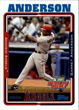 2005 Topps Opening Day Anaheim Angels Baseball Card #68 Garret Anderson