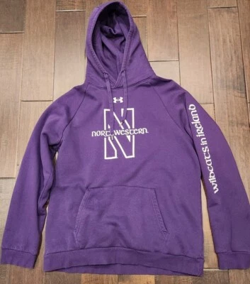 Men's Under Armour Northwestern Wildcats In Ireland Purple Fleece Hoodie XL - Image 1 of 4