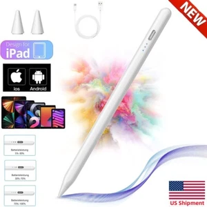2X For Apple Pencil Stylus iPad 10/9/8/7/6th, Air 5/4/3, iPad Pro 2018-2024 - Picture 1 of 12