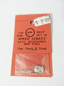 Kerroby Models Speed Street 1/24 whitemetal auto Oxy Torch and Mask set. Det 18. - Picture 1 of 2