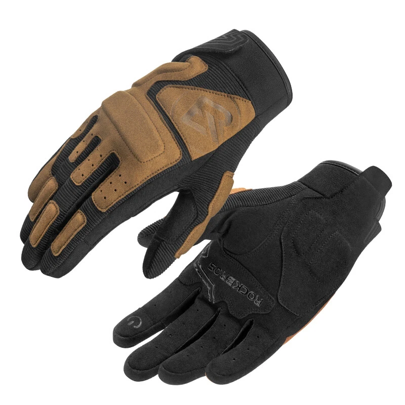 ROCKBROS Guantes de Ciclismo para Motocicleta Guantes de Pantalla Táctil a Prueba de Golpes Hombres Dedo Completo Foto 1 de 4