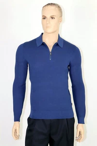 Jersey HUGO BOSS, Mod. Mico, talla L, azul marino - Imagen 1 de 9