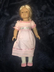American Girl RETIRED Caroline Abbott Winter Coat Meet Outfit Blue Eyes Doll - Picture 1 of 9
