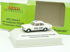 Brekina 1/87 HO - Opel Rekord C Polizei Frankfurt Police
