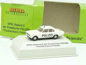 Brekina 1/87 HO - Opel Rekord C POLIZIA Francoforte POLICE - Foto 1 di 1