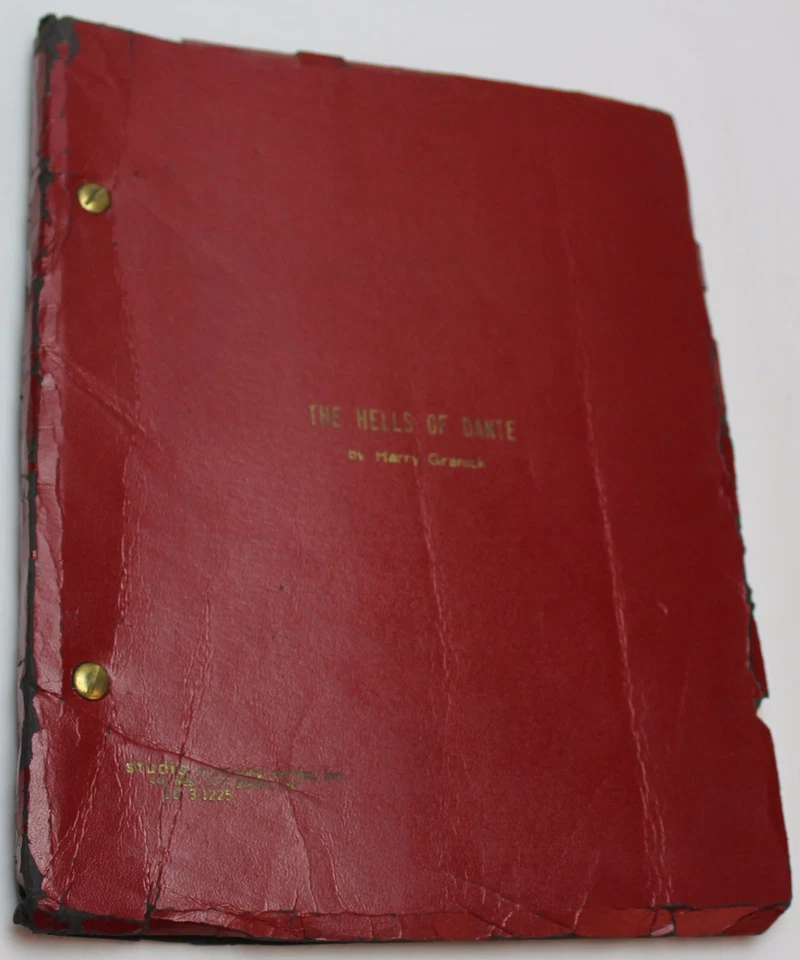 THE HELLS OF DANTE / 1968 Original Unproduced Broadway Play Script - Image 1 of 1
