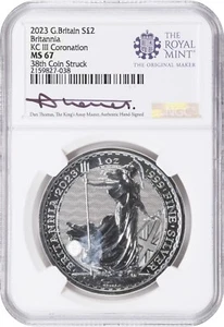 2023 King Charles III Coronation Britannia 1oz Silver Bullion 38th Coin Struck! - Picture 1 of 3