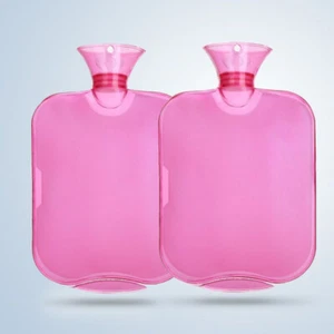 Borsa scaldamani in PVC bottiglia acqua calda 2L per antidolorifico collo e spalle 2pz - Foto 1 di 15