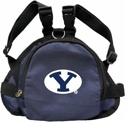 BRIGHAM YOUNG BYU COUGARS DOG CAT MINI BACKPACK HARNESS w/LEASH SMALL MEDIUM - Image 1 of 4