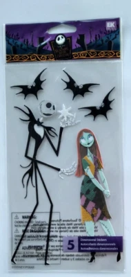 RARE EK Success Disney NIGHTMARE BEFORE CHRISTMAS Dimensional Stickers RETIRED - Image 1 of 2