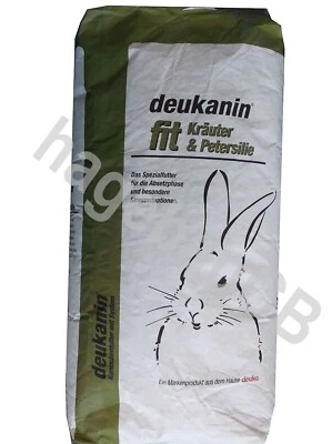 deukanin fit Kräuter & Petersilie 25kg Kaninchen Pellets Futter Hasenfutter - Bild 1 von 3