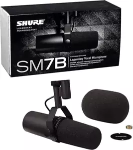 Shure SM7B Cardioid Dynamic Vocal Mikrofon Schwarz Originalverpackung DHL ---Neu - Bild 1 von 18