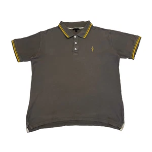 Cesare Paciotti Polo Shirt | Vintage Mens Grey Designer Beachwear Casual VTG - Picture 1 of 3