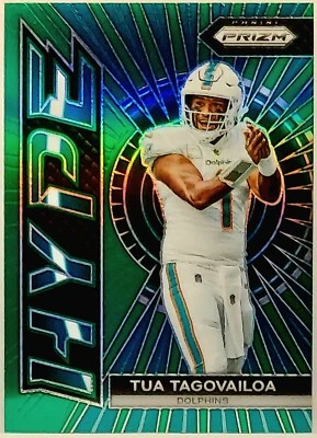 2023 Panini Prizm Hype Green Prizm Tua Tagovailoa #H-1 - Image 1 of 2