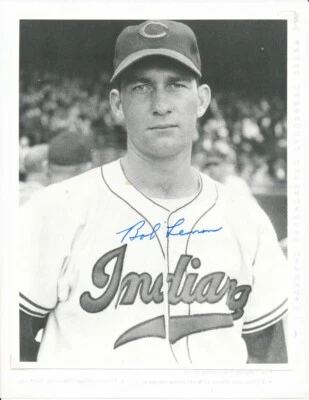 Bob Lemon Cleveland Indians Autographed 8 x 10 Photograph HOF - Image 1 of 2