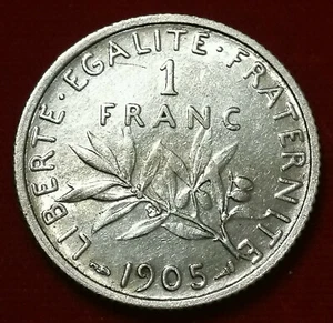 PEU COURANTE **** 1 FRANCS SEMEUSE 1905 **** SUP - Imagen 1 de 2