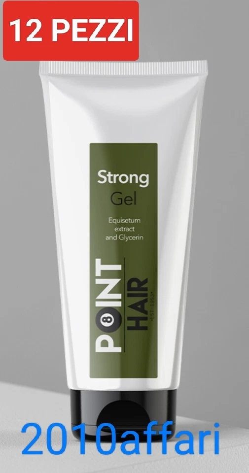 Point Hair strong Gel 200 ml Farmagan - 12 Pezzi - Imagen 1 de 1